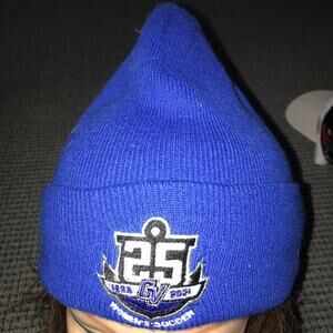 Grand Valley State Lakers Womens Soccer 25 Years Winte Blue Beanie Adidas